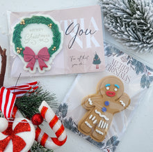 Load image into Gallery viewer, Cookie w/ Christmas Backer
