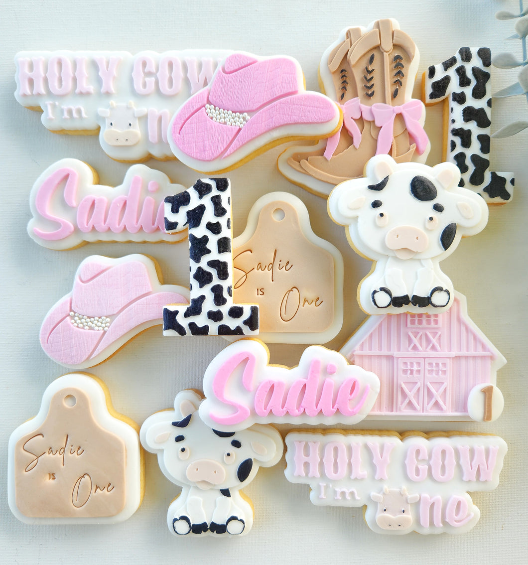 Holy Cow I'm One Set