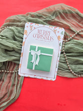 Load image into Gallery viewer, Cookie w/ Christmas Backer

