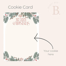 Load image into Gallery viewer, Cookie w/ Christmas Backer
