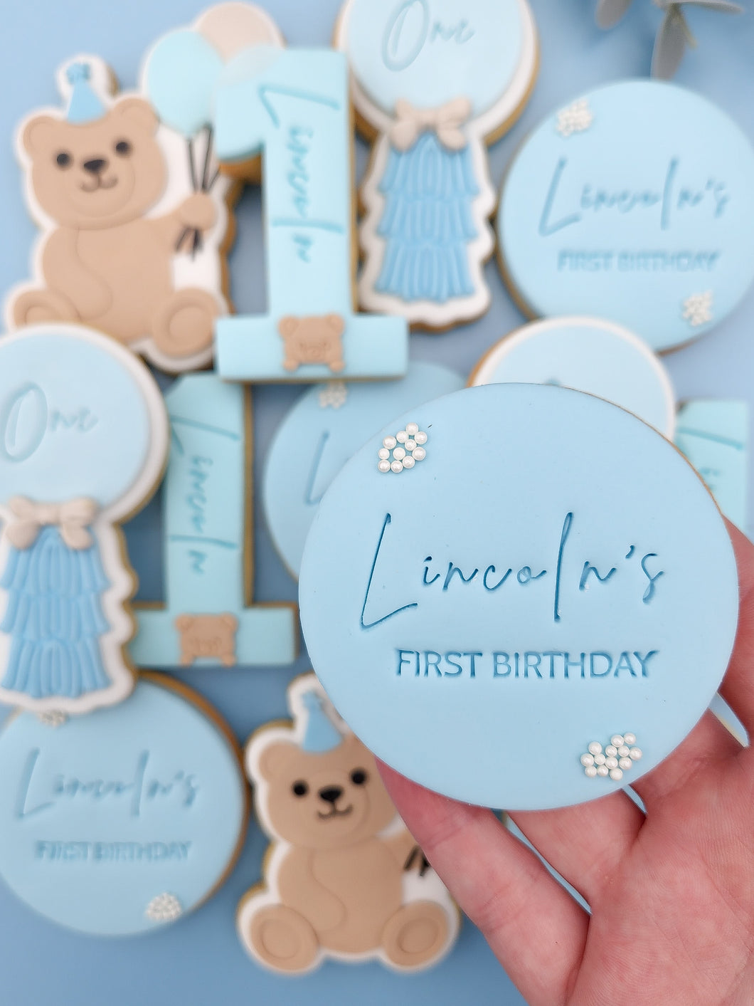 *Name* First Birthday - Script Font