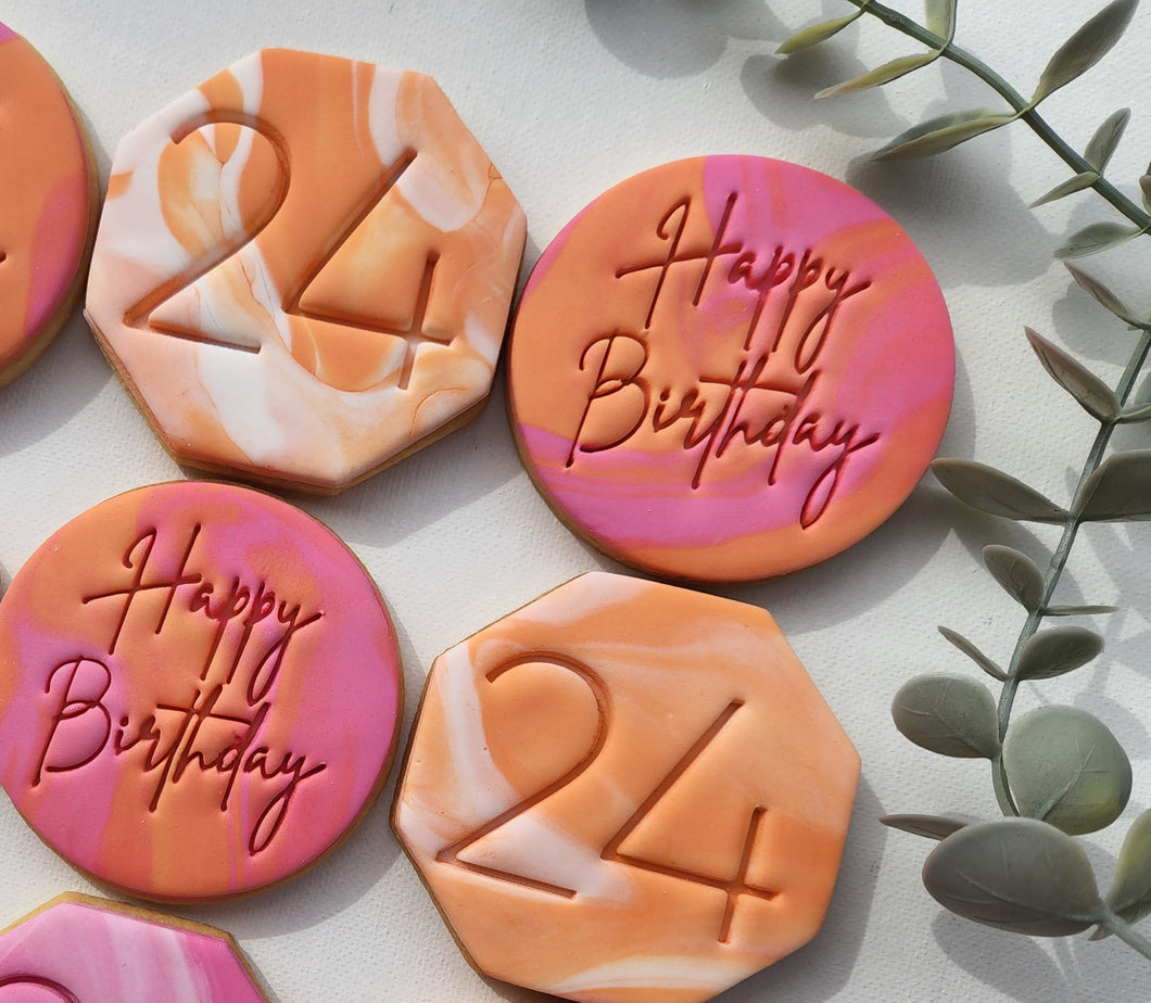 Numbered Sugar cookies