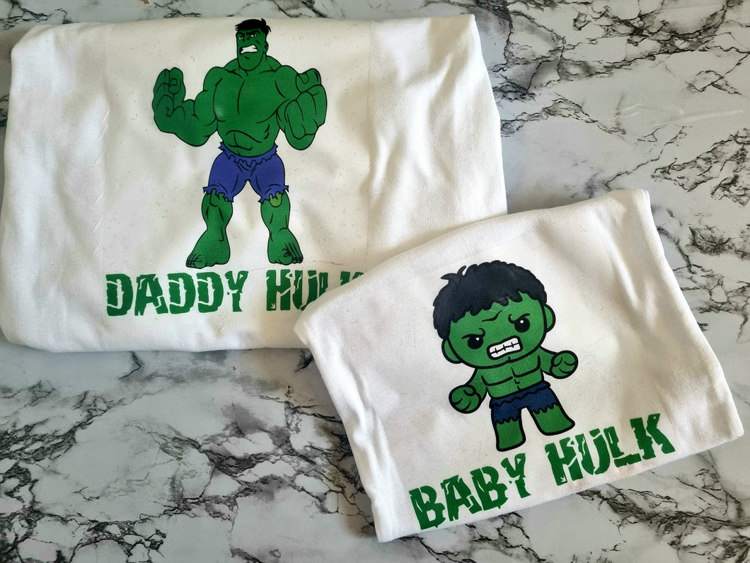 Dad & Baby Hulk set