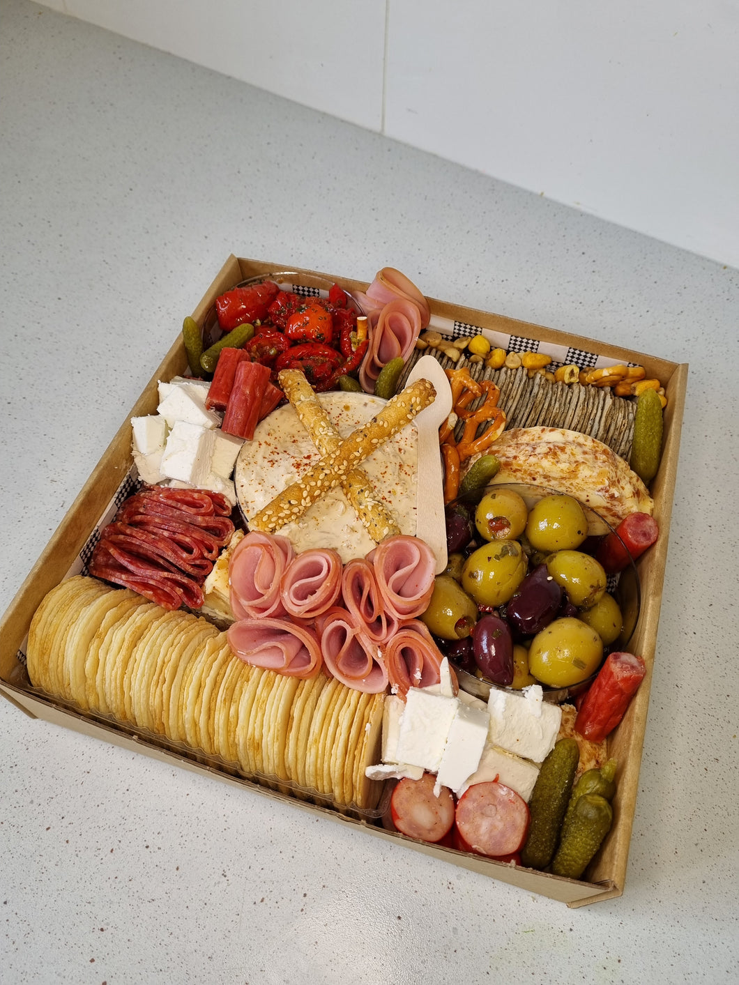 Small Savoury Box (With Olives)