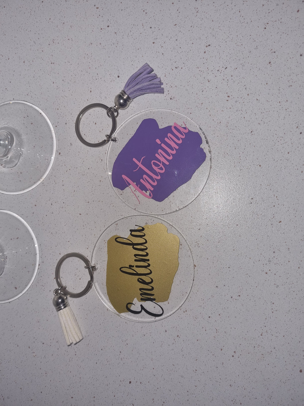 Personalised Arcylic Keyrings