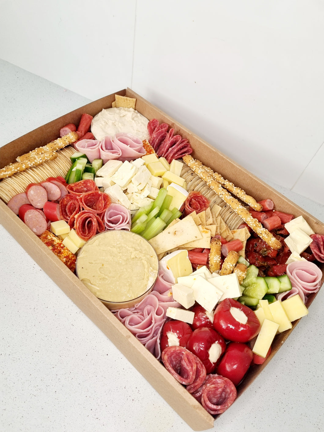 Medium Savoury Box (No Olives)